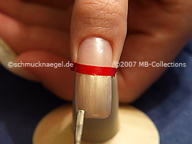 Nagellack in der Farbe hellrosa