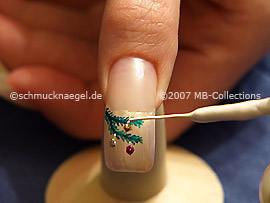 Nailart Liner in der Farbe weiß