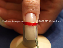 Nagellack in der Farbe hellrosa
