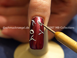 Nail art bouillons en plata