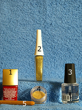 Productos para motivo uñas decoradas para el día de los enamorados - Esmalte, Nail art liner, Esmalte transparente, Nail art bouillons, Spot-Swirl