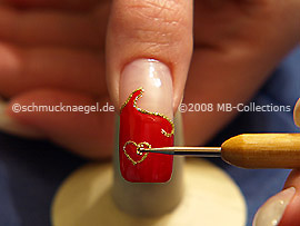 Nail art bouillons en oro