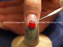 Nail art liner en blanco