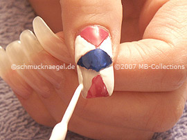 Esmalte de color blanco