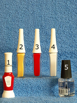 Productos para motivo floral para uñas con nail art liner - Nail art pen, Nail art liner, Esmalte transparente