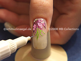 Nail art pen de color lila