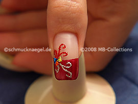 Nail Art Motivo 123