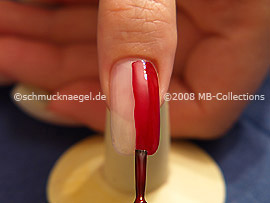Intente de aplicar uniformemente el esmalte