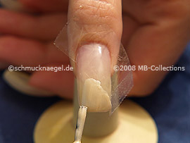Esmalte de color beige claro