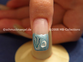 Nail art liner de color negro