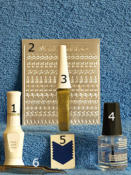 Productos para decoración de uñas con plantillas manicura francesa - Esmalte, Nail art pen, Nail art liner, Nail-Tattoos, Plantillas manicura francesa, Esmalte transparente