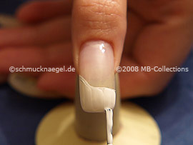 Esmalte en blanco