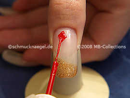 Nail art pen de color rojo