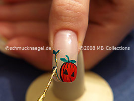 Nail art liner de color oro-Glitter