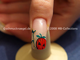 Halloween motivo 2 - Nail art motivo 143