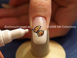 Nail art pen de color negro
