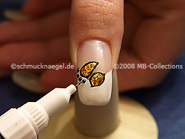 Nail art pen de color negro