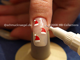 Nail art pen de color blanco