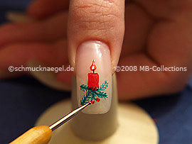 Nail art liner de color negro