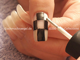 Esmalte de color blanco