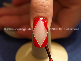 Esmalte de color rojo