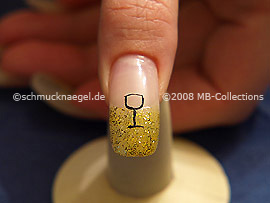 Nochevieja 5: Nail Art Motivo 151