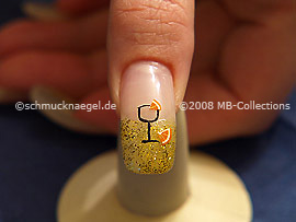 Nochevieja 5: Nail Art Motivo 151