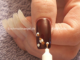 Nail art pen de color oro