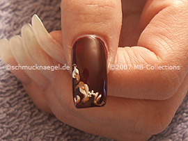 Nail art bouillons en plata
