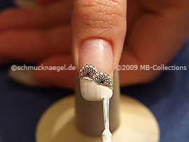 Esmalte de color blanco