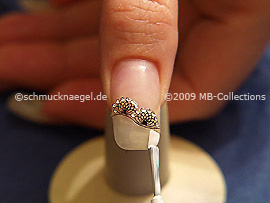 Esmalte de color blanco