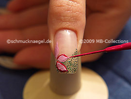 Nail art liner de color lila