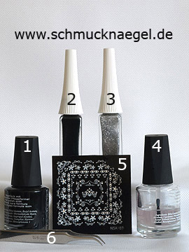 Productos para motivo con nail art pegatina para manicura francesa - Esmalte, Nail art liner, Nail sticker