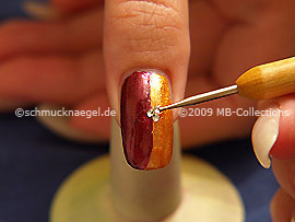 Piedras strass en cristal y spot-swirl