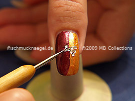 Piedras strass en cristal y spot-swirl