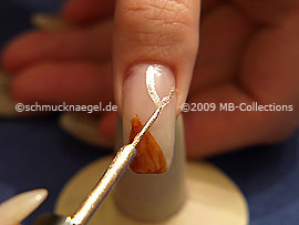 Nail art liner en oro