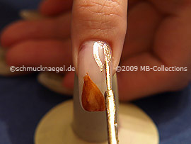 Nail art liner en oro