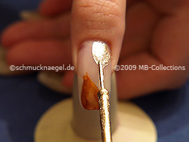 Nail art liner en oro