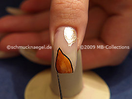 Nail art liner de color negro