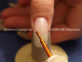 Esmalte en marrón
