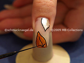 Nail art liner de color negro