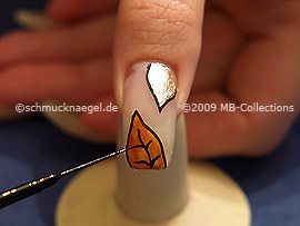 Nail art liner de color negro