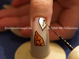 Nail art liner de color negro