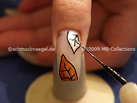 Nail art liner de color negro