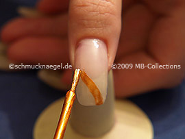 Esmalte en marrón