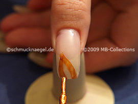 Esmalte en marrón
