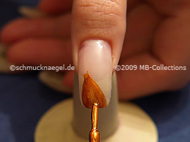 Esmalte en marrón