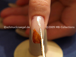 Nail art liner en oro