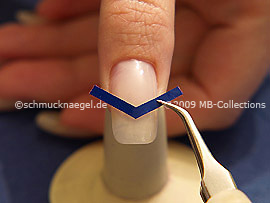 Plantillas para manicura francesa y pinzeta