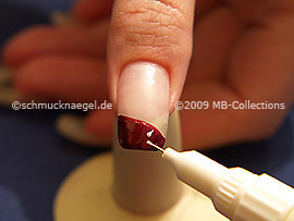 Nail art pen en blanco